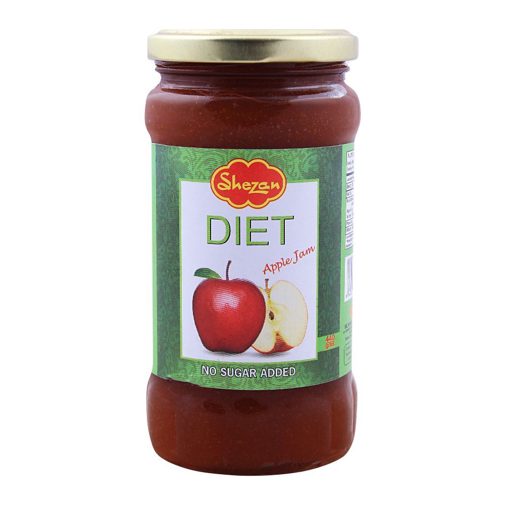 Shezan Diet Apple Jam, 440g
