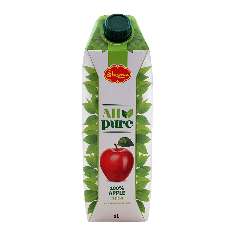 Shezan All Pure 100% Apple Juice, 1 Liter