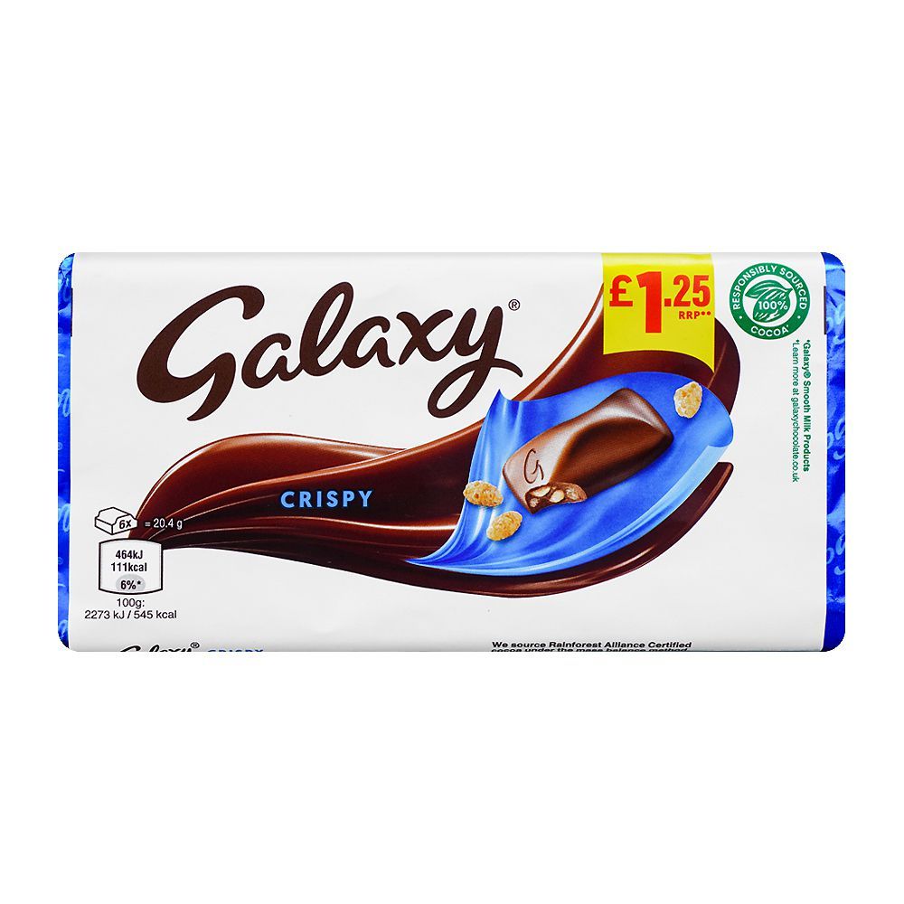 Galaxy Crispy Chocolate, 102g