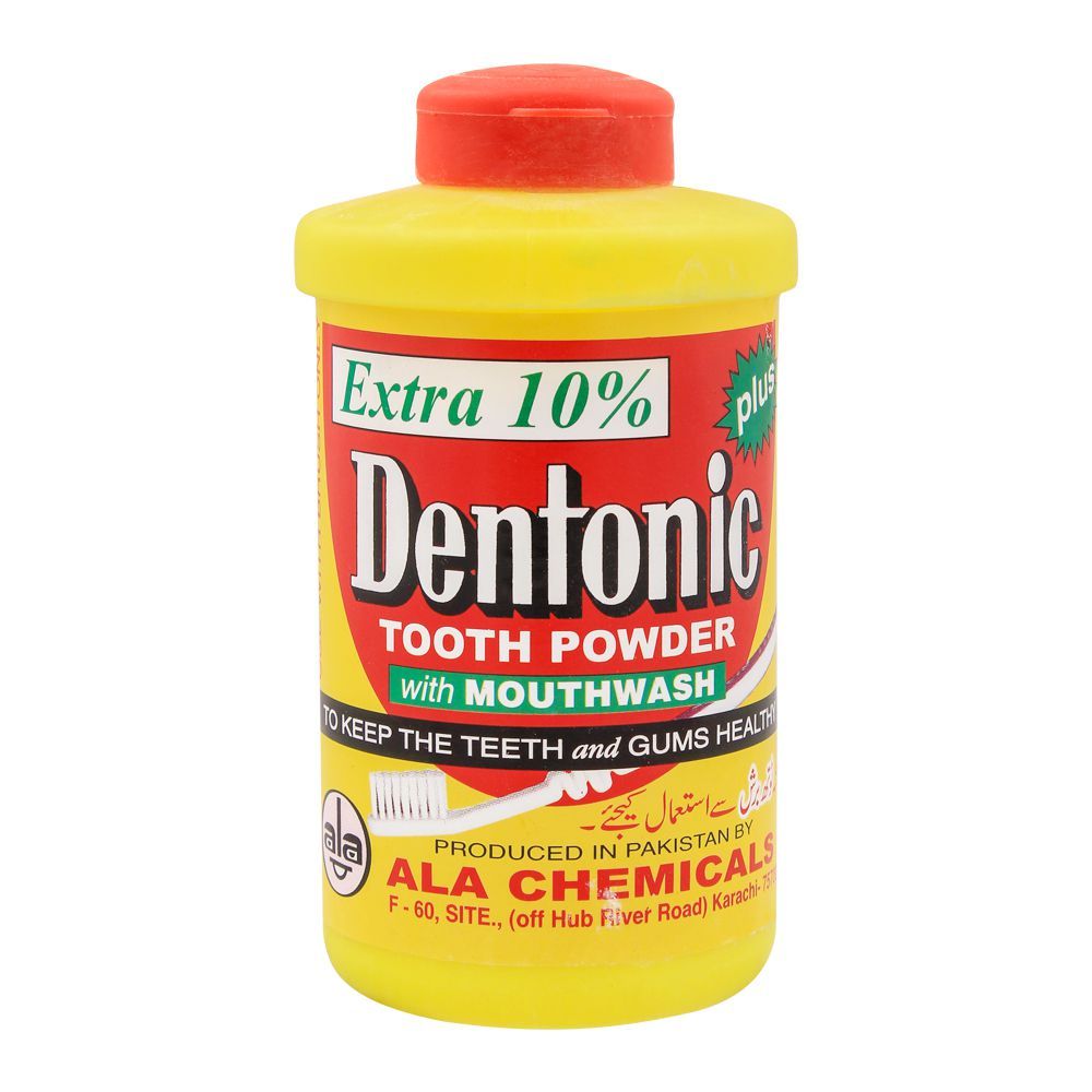 Dentonic Plus Tooth Powder With Mouthwash, 90g