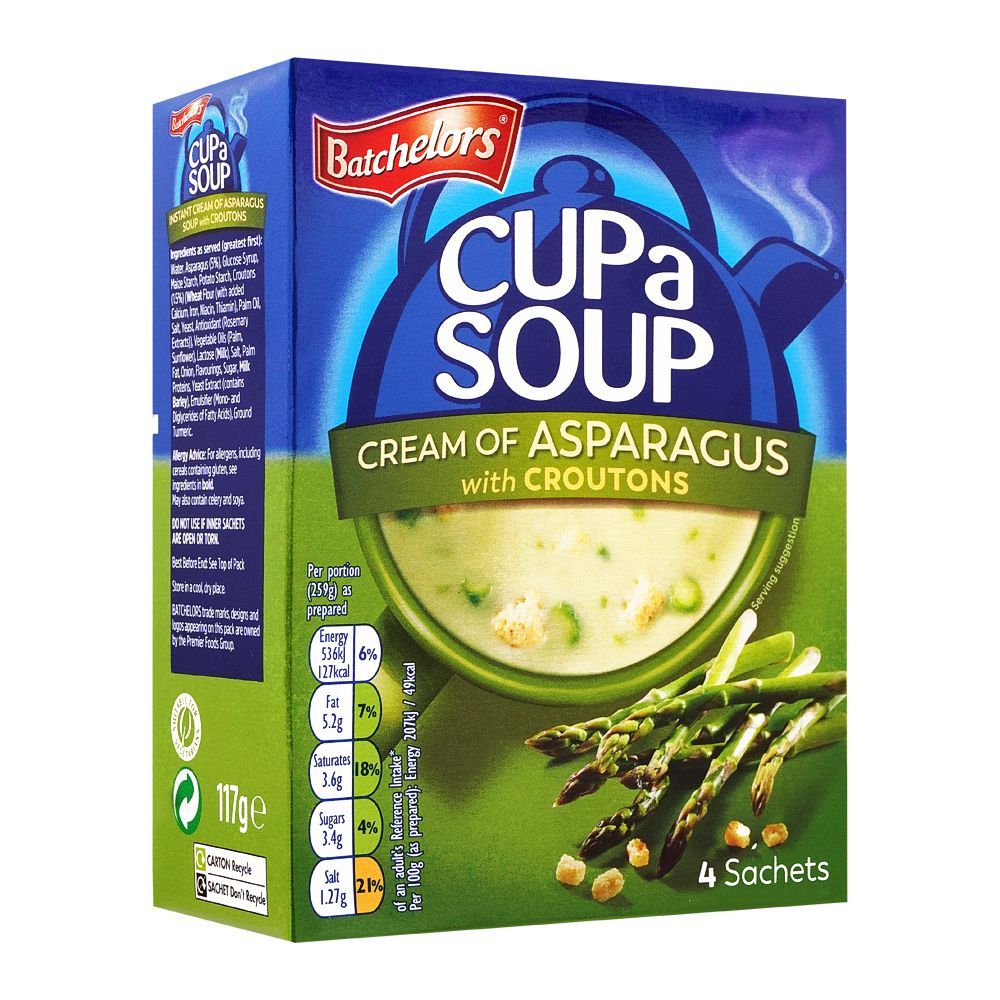 Cupa Soup Cream Of Asparagus, 117g