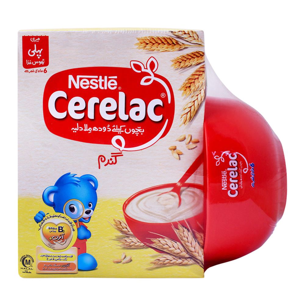 Nestle Cerelac Wheat, 2x350g, 6+ Months