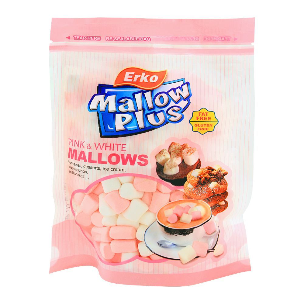 Erko Mallow Plus Pink & White, 100g