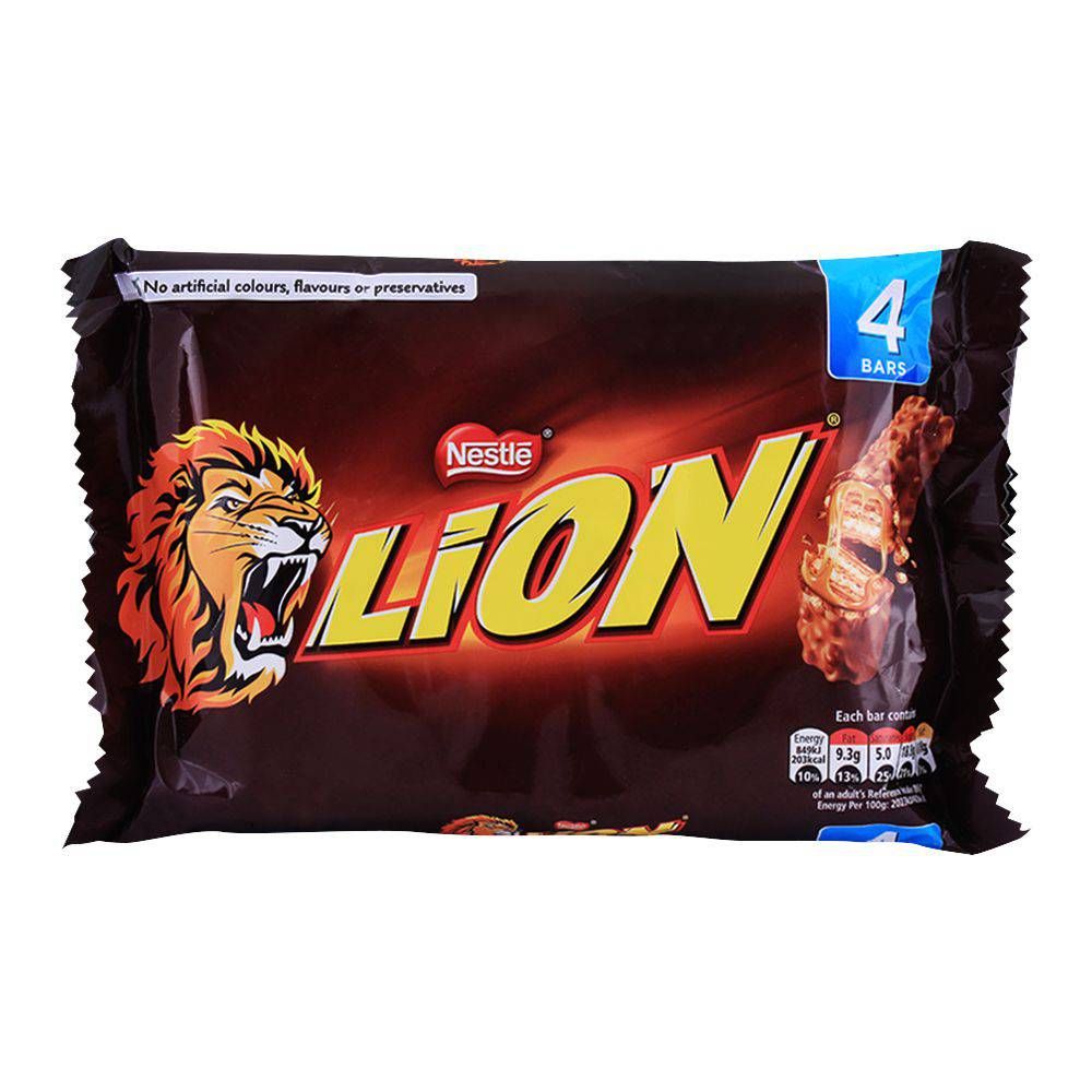 Nestle Lion Bar Chocolate 4-Pack 