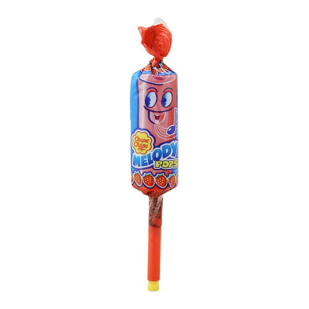 Chupa Chups Melody Pops, Strawberry Lollipop, 15g