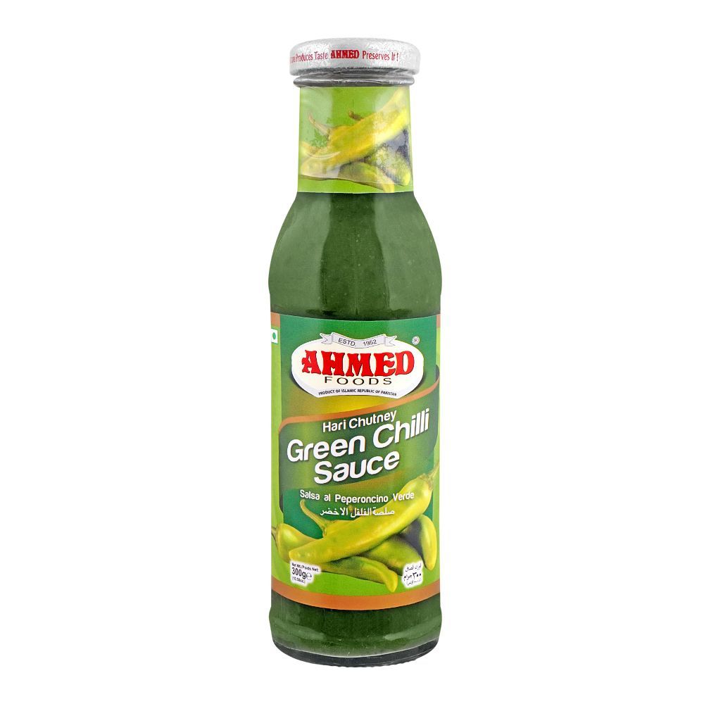 Ahmed Green Chilli Sauce, 300g