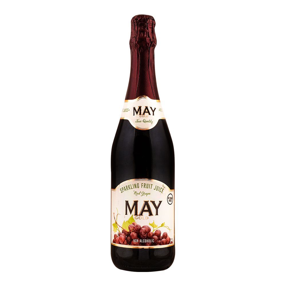 May Gold Red Grape Sparkling Juice, 750ml