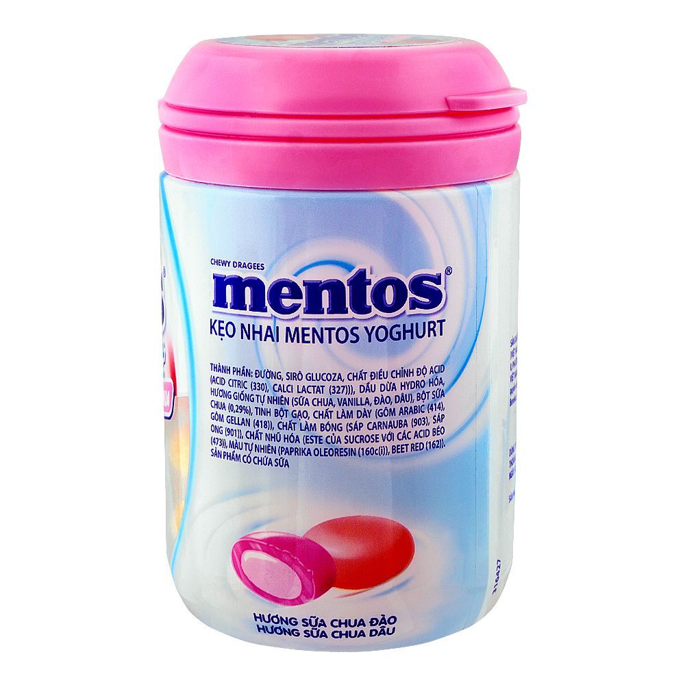 Buy Mentos Yoghurt Strawberry Bottle, 90g Online at Special Price in ...