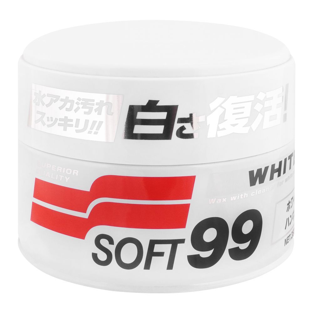 Soft99 Car Wax, White, 350g