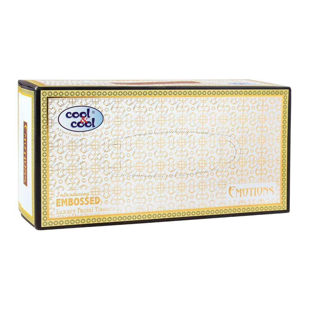 Cool & Cool Emotions Facial Tissues, 150x2 Ply