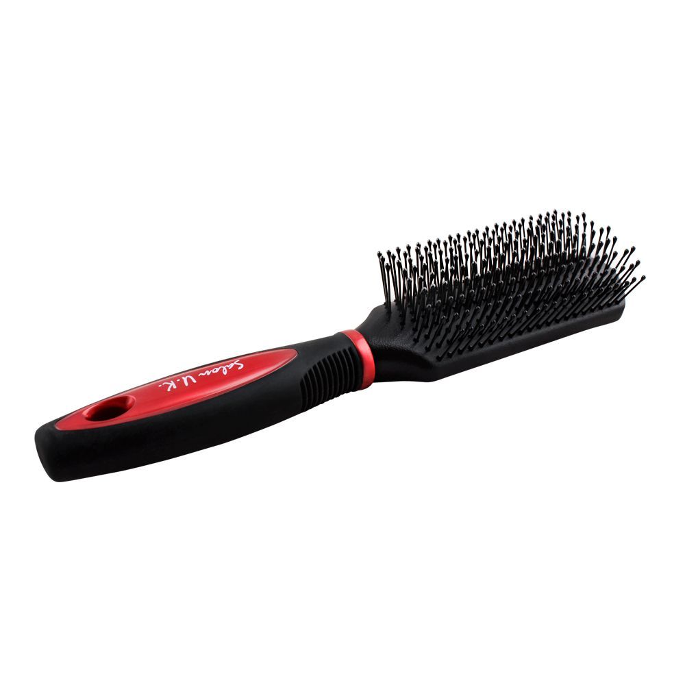 Hair Brush Saloon, Black, Plastic, Rectangle Shape, 9810CK