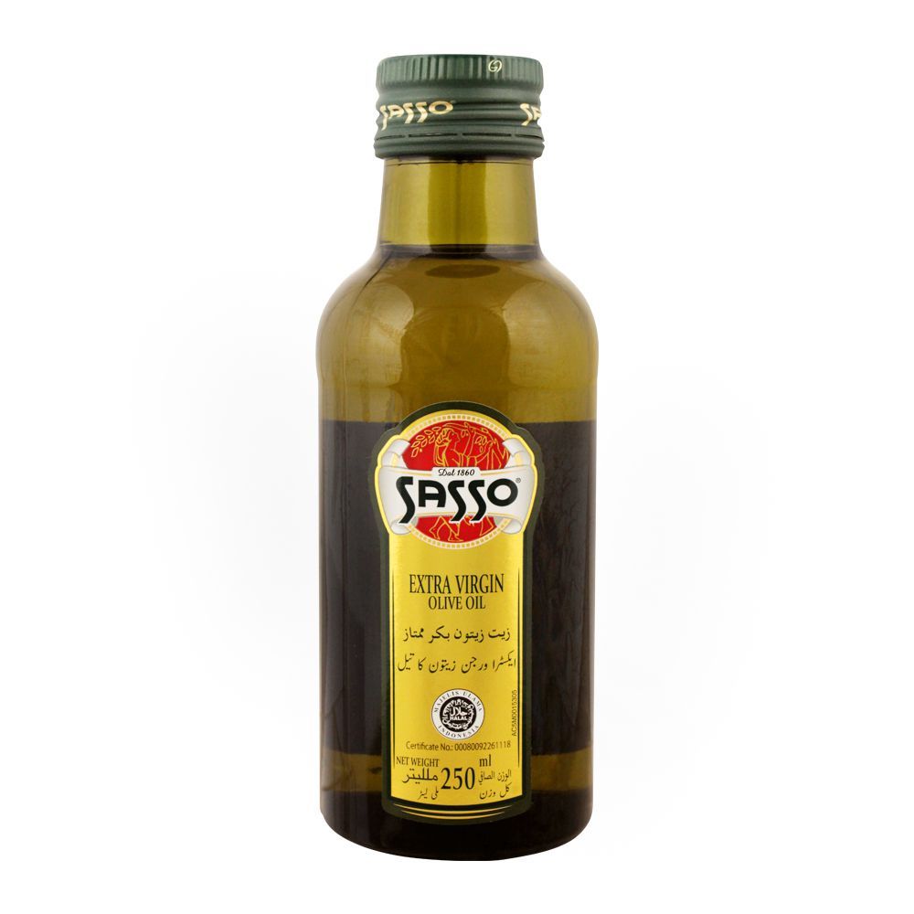 Sasso Extra Virgin Olive Oil, Bottle, 250ml