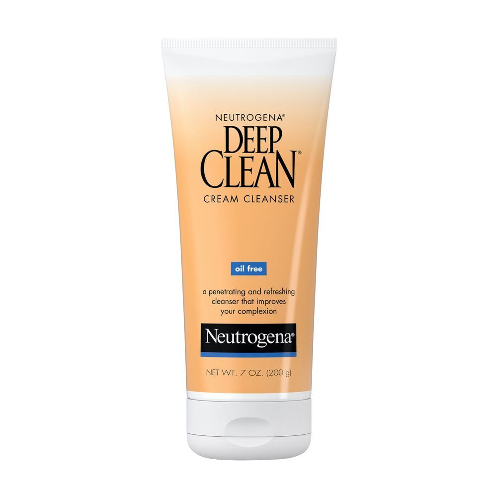 Neutrogena Oil Free Deep Clean Cream Cleanser, 200g