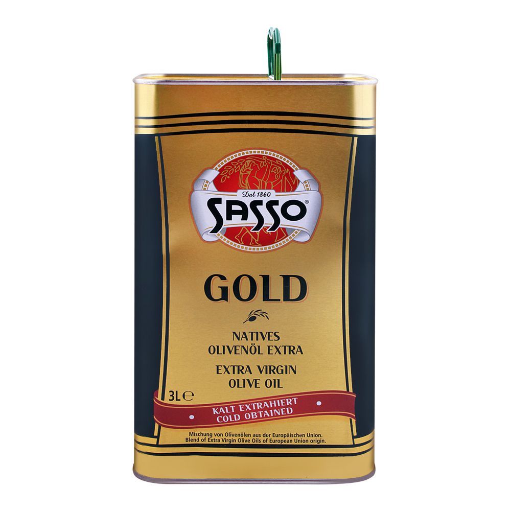 Sasso Extra Virgin Olive Oil Tin 3000ml