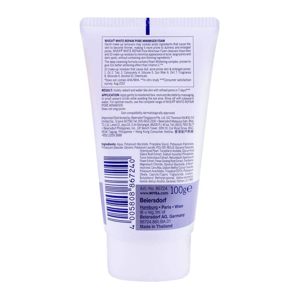 Buy Nivea White Repair Pore Minimiser Foam 100g Online at Special Price ...