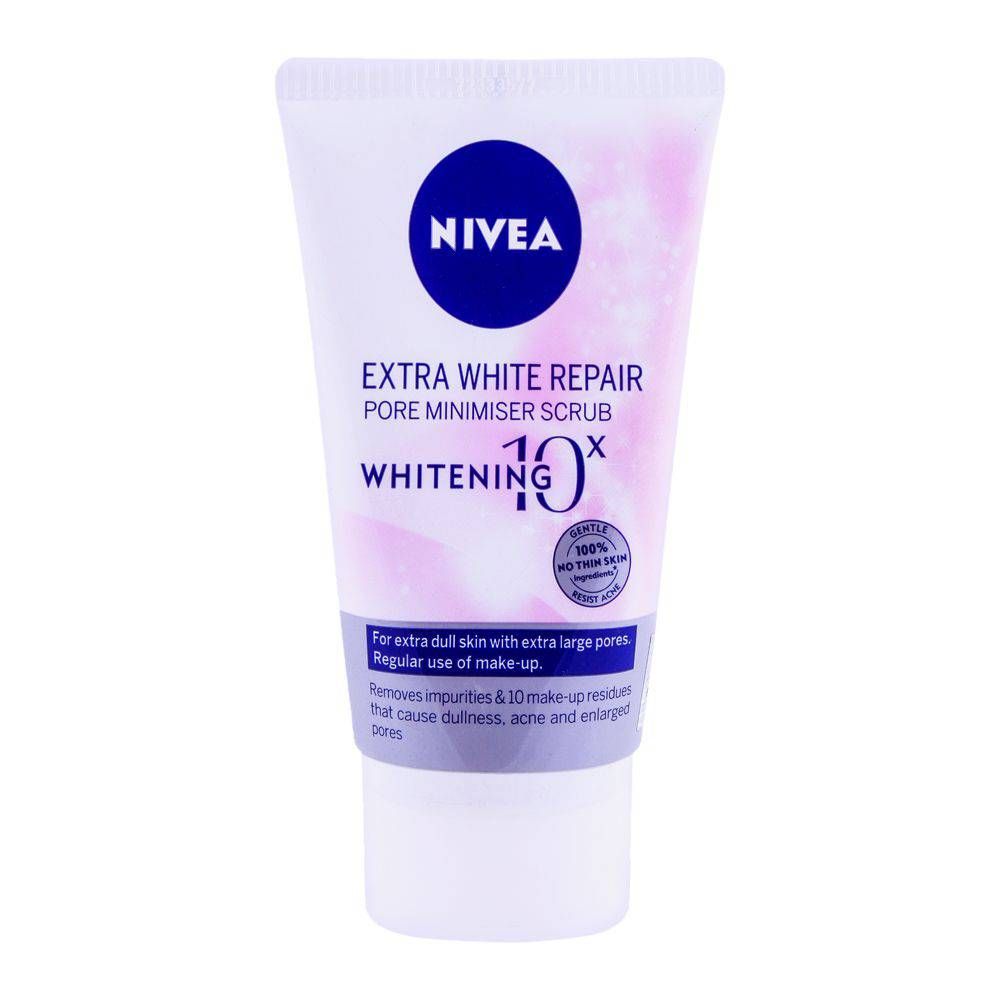 Nivea Extra White Repair Pore Minimiser Scrub 100g