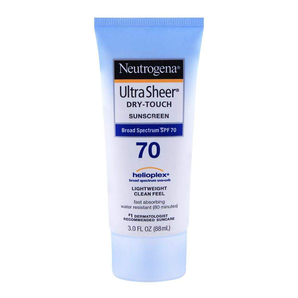 Neutrogena Ultra Sheer Dry-Touch Sunscreen, SPF 70, 88ml