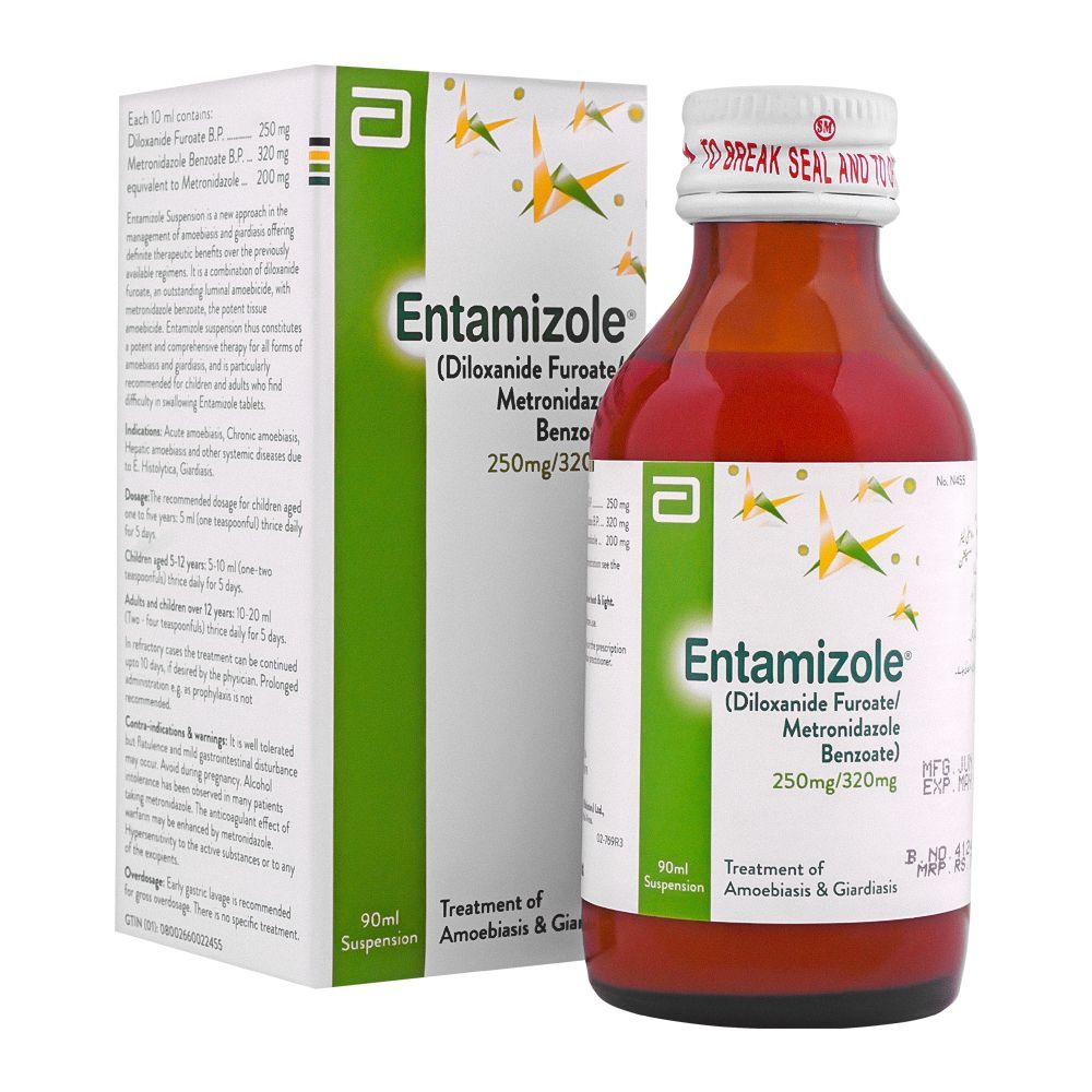 Abbott Entamizole Suspension, 90ml