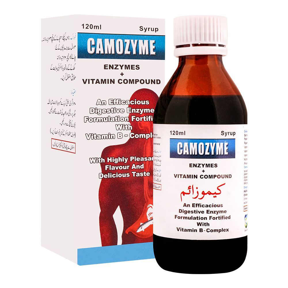 Le Mendoza Pharmaceutical Camozyme Syrup, 120ml