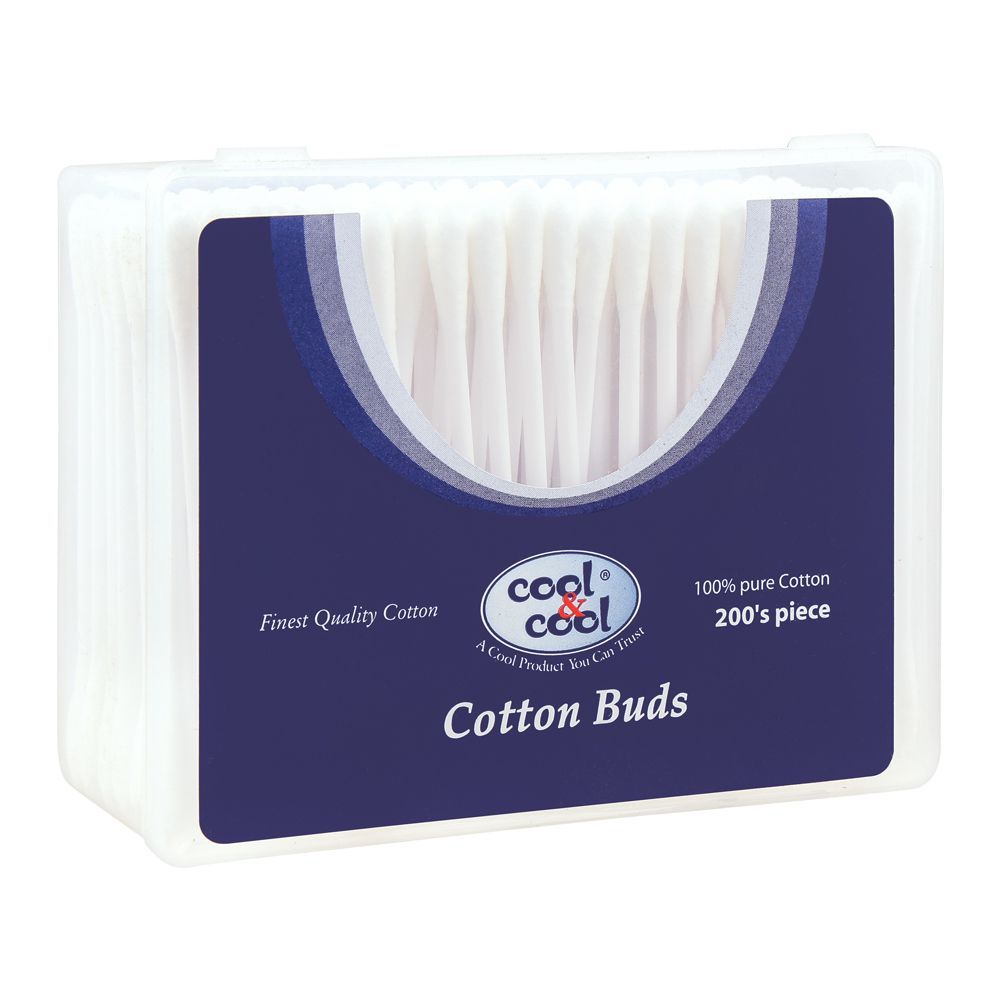 Cool & Cool Cotton Buds, 200-Pack