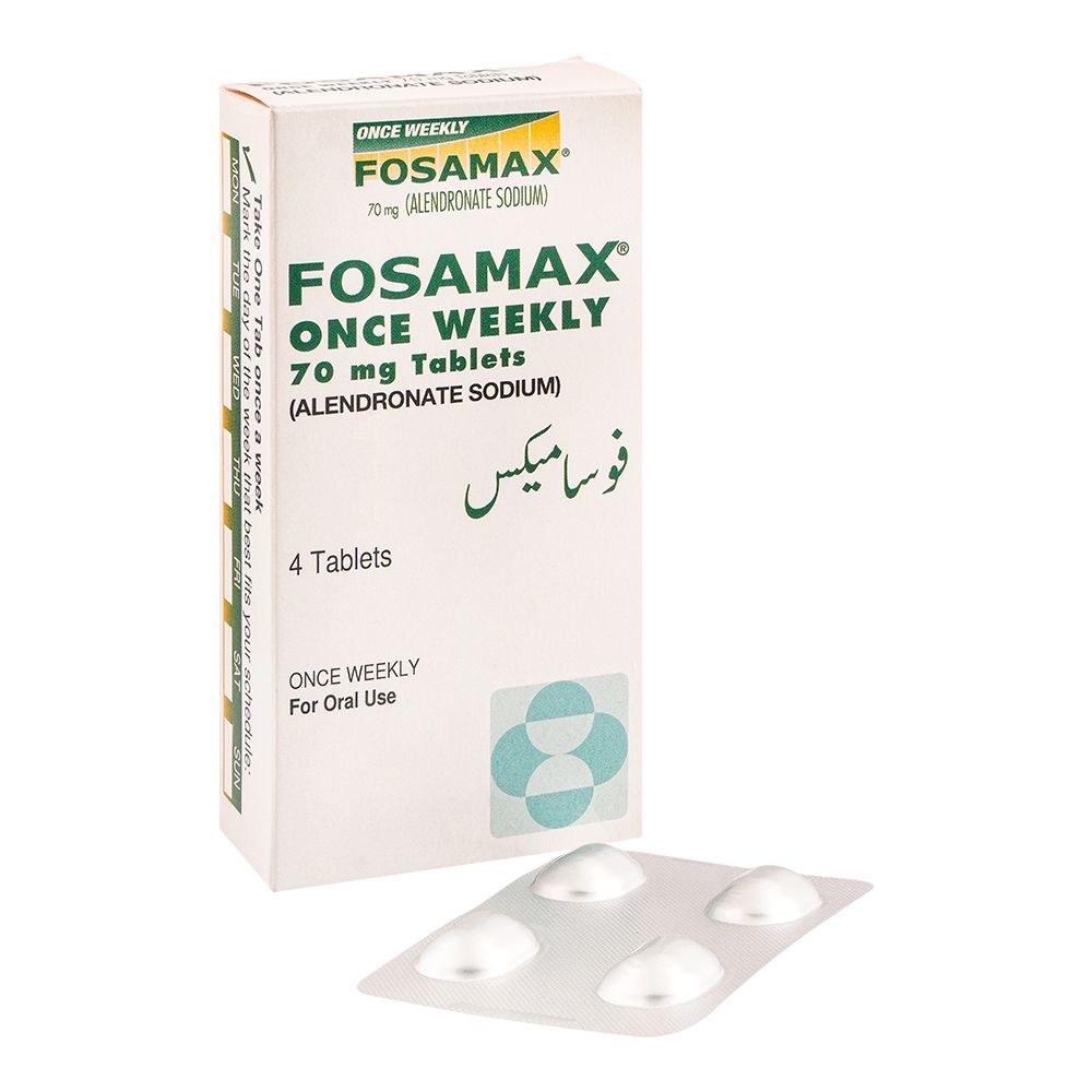 Aesica Pharmaceuticals Fosamax Tablet, 70mg, 4-Pack