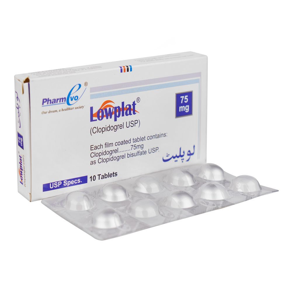 Lowplat Tablets, 75mg