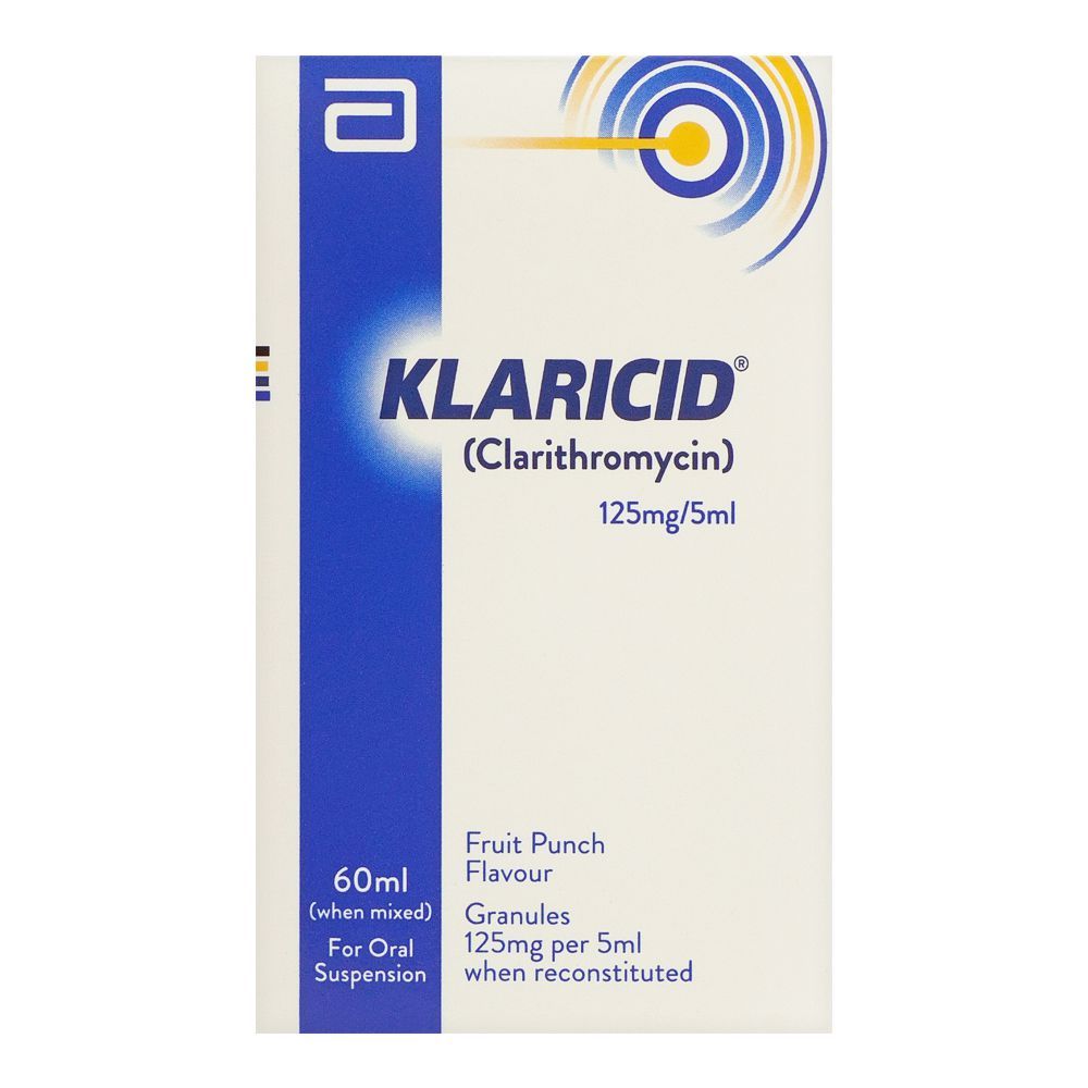 Order Abbott Klaricid Oral Suspension, 125mg/60ml Online at Best Price