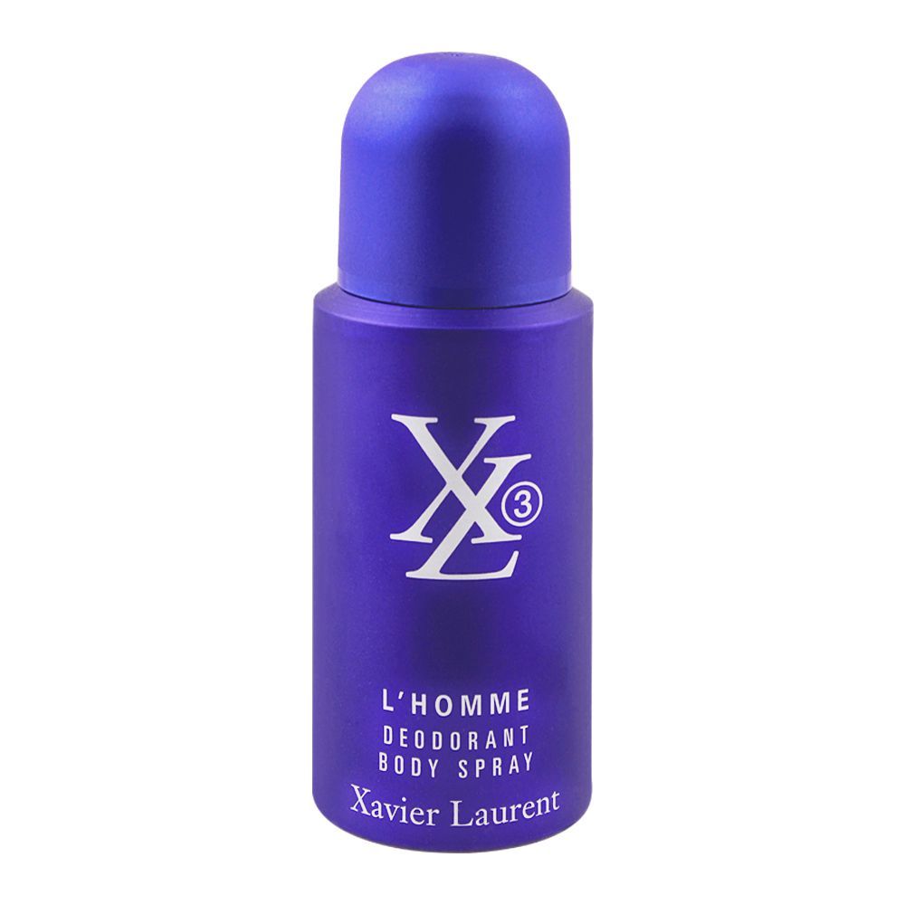 Xavier Laurent 3 L'Homme Men Deodorant Body Spray, 150ml
