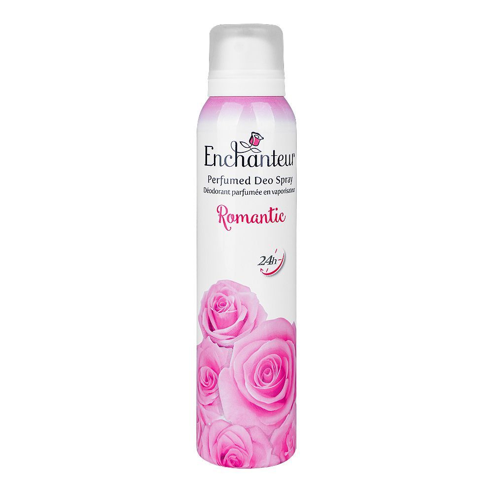 Enchanteur Romantic Perfumed Deodorant Spray, Anti-Perspirant, 24 Hours Lasting, For Women, 150ml