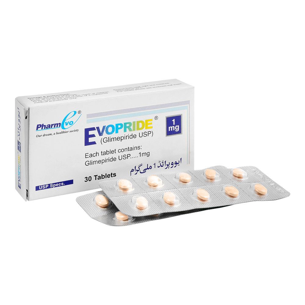 PharmEvo Evopride Tablet, 1mg, 30-Pack