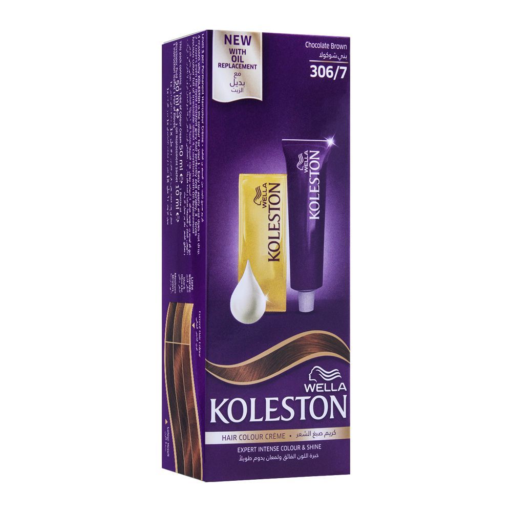 Wella Koleston Hair Color Creme, 306/7, Chocolate Brown