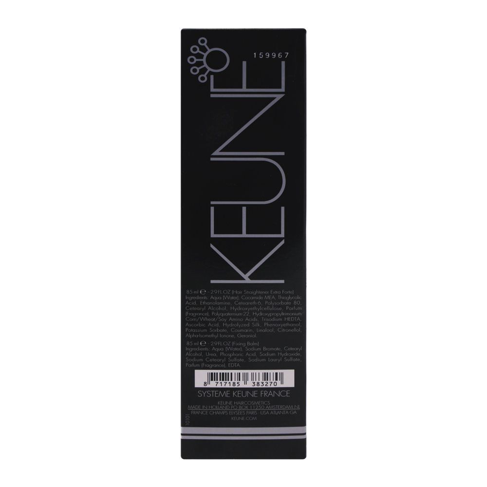 Order Keune Hair Straightener Extra Forte + Silk Protein Cream, With