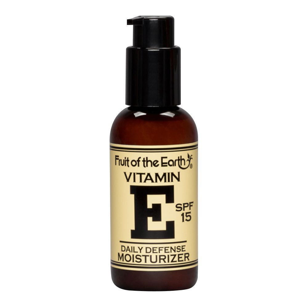 Fruit Of The Earth Vitamin E Daily Defence Moisturizer, SPF 15, 118ml