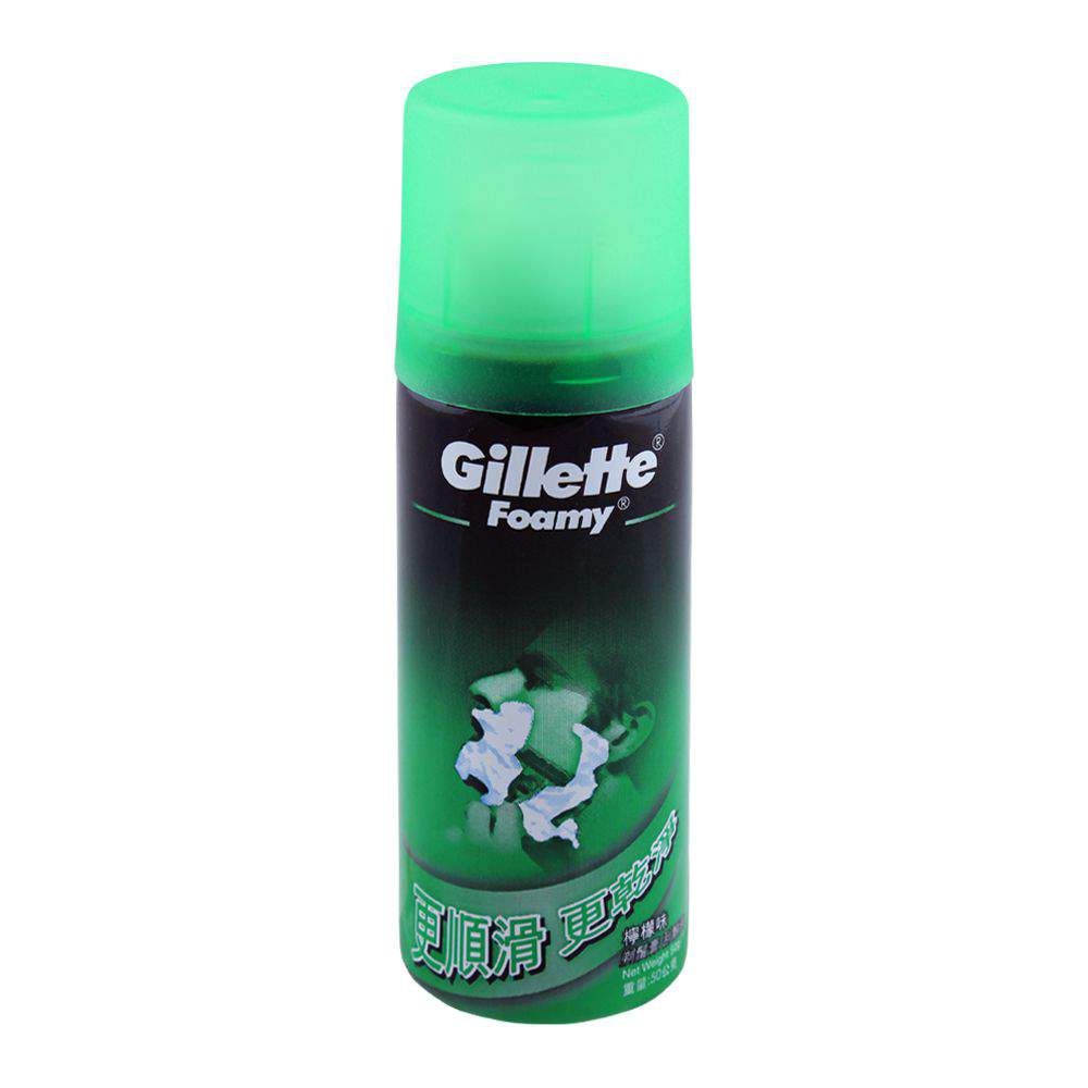 Gillette Foamy Lemon Lime Shaving Foam 50g