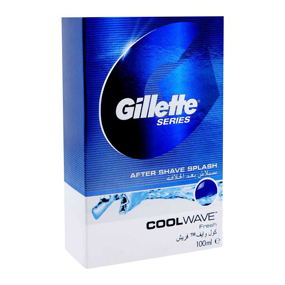 Gillette Cool Wave After Shave, Fresh Splash, 100ml