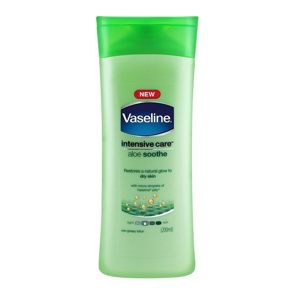 Vaseline Intensive Care Aloe Soothe, Vitamin B3 200ml