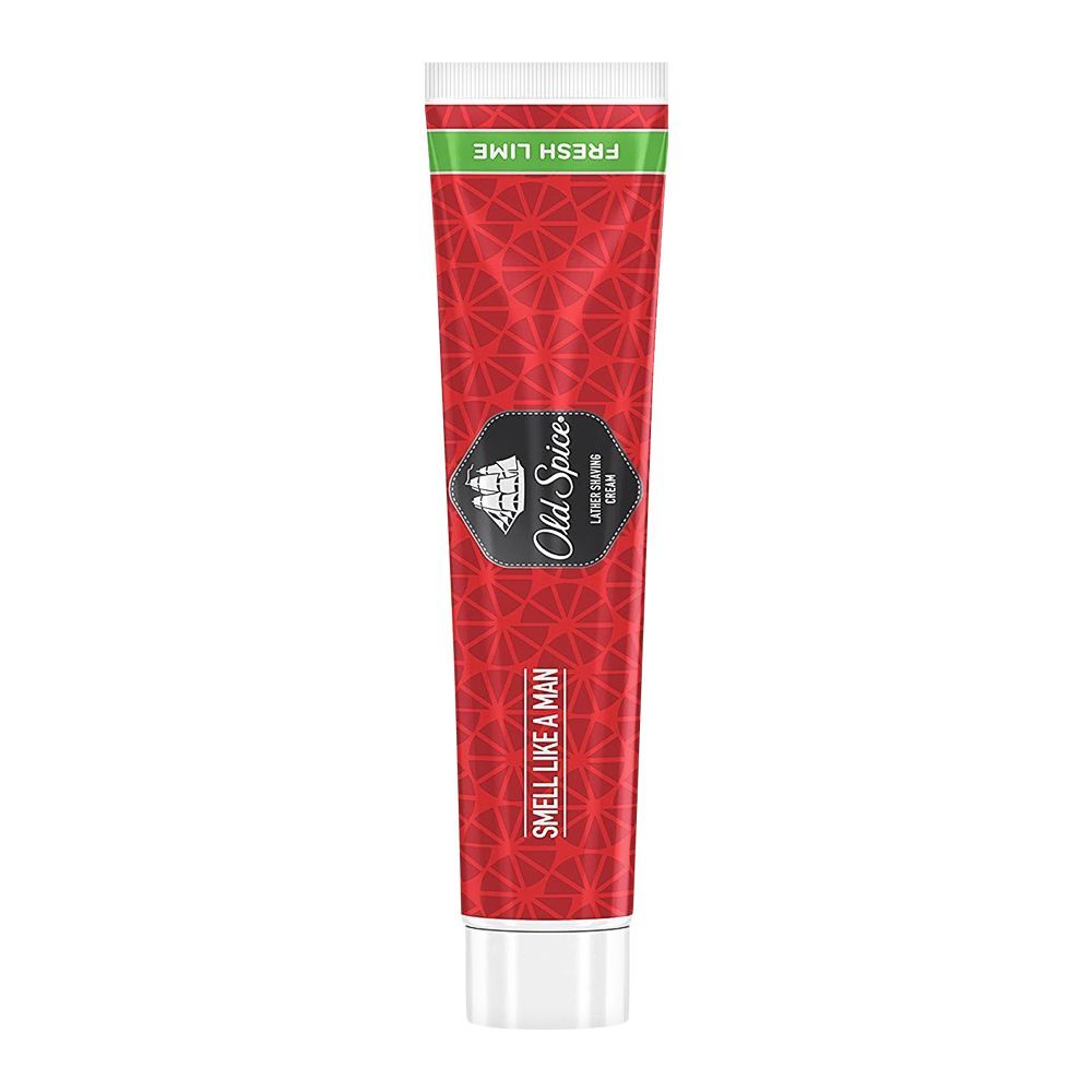 Old Spice Fresh Lime Lather Shaving Cream, 70g