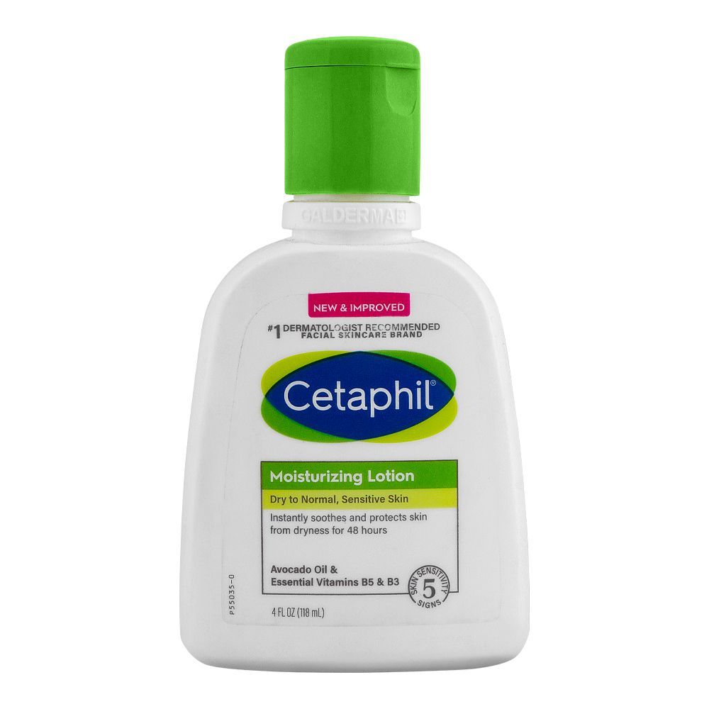 Cetaphil Moisturizing Lotion Dry to Normal, Sensitive Skin, 118ml
