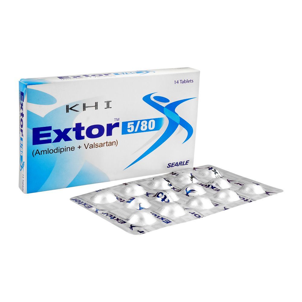 Searle Extor Tablet, 5/80mg, 14-Pack