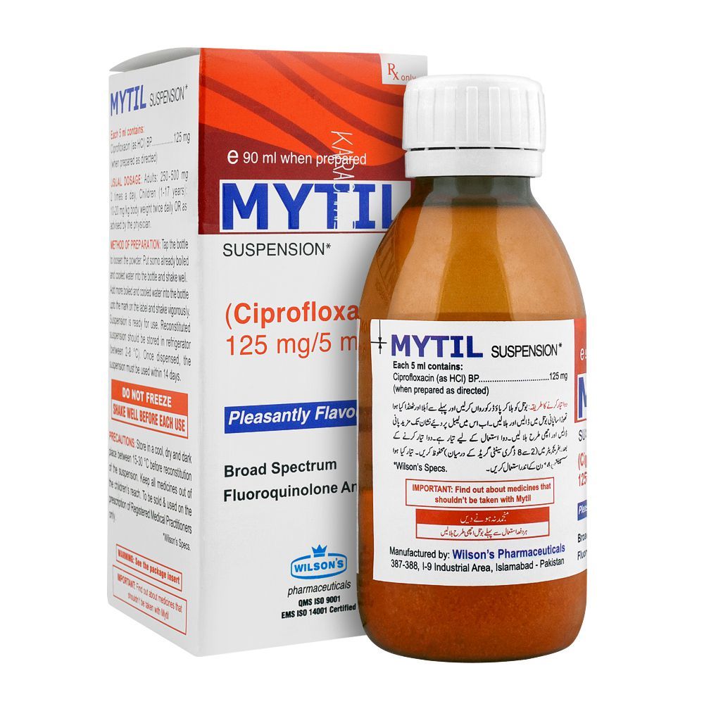 Wilson's Pharmaceuticals Mytil Suspension, 125mg/5ml, 90ml