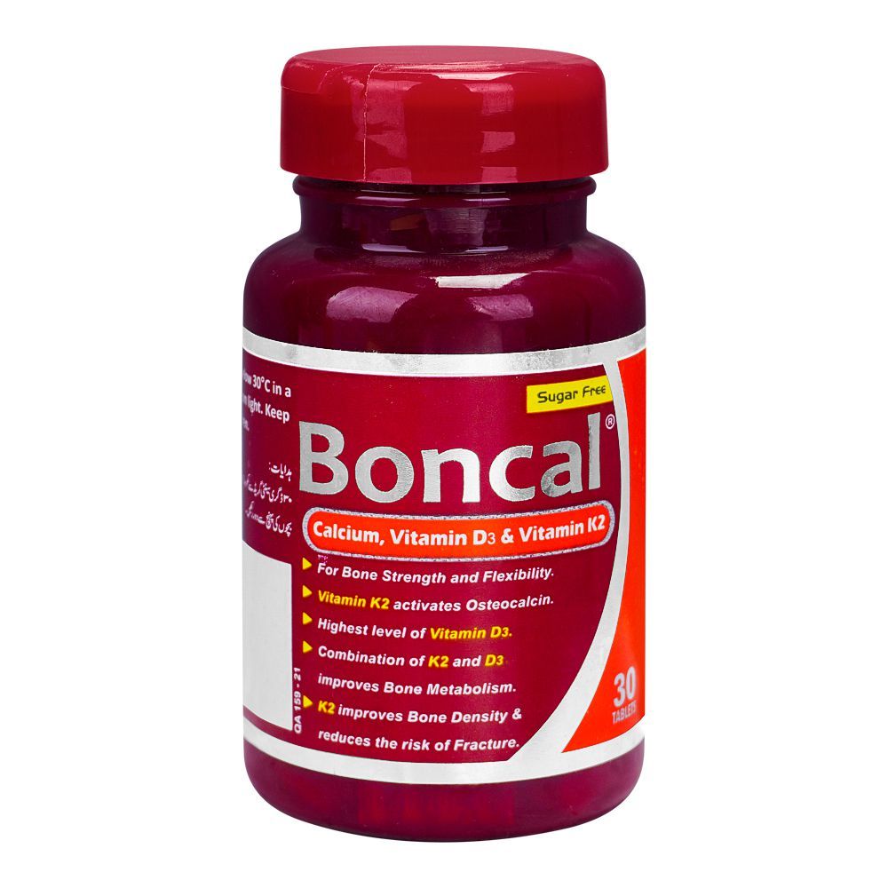 Sigma Pharma Boncal K Tablet, Sugar-Free, 30-Pack