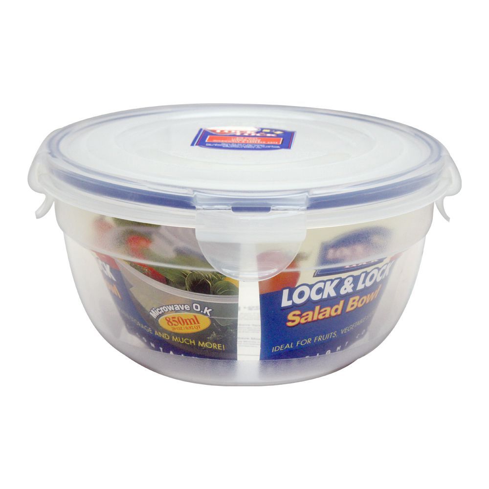 Lock & Lock Air Tight Round Salad Bowl, 850ml, LLHSM944