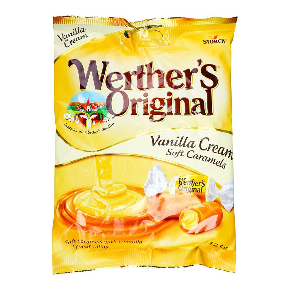 Storck Werther's Original Vanilla Cream Soft Caramel, 125g