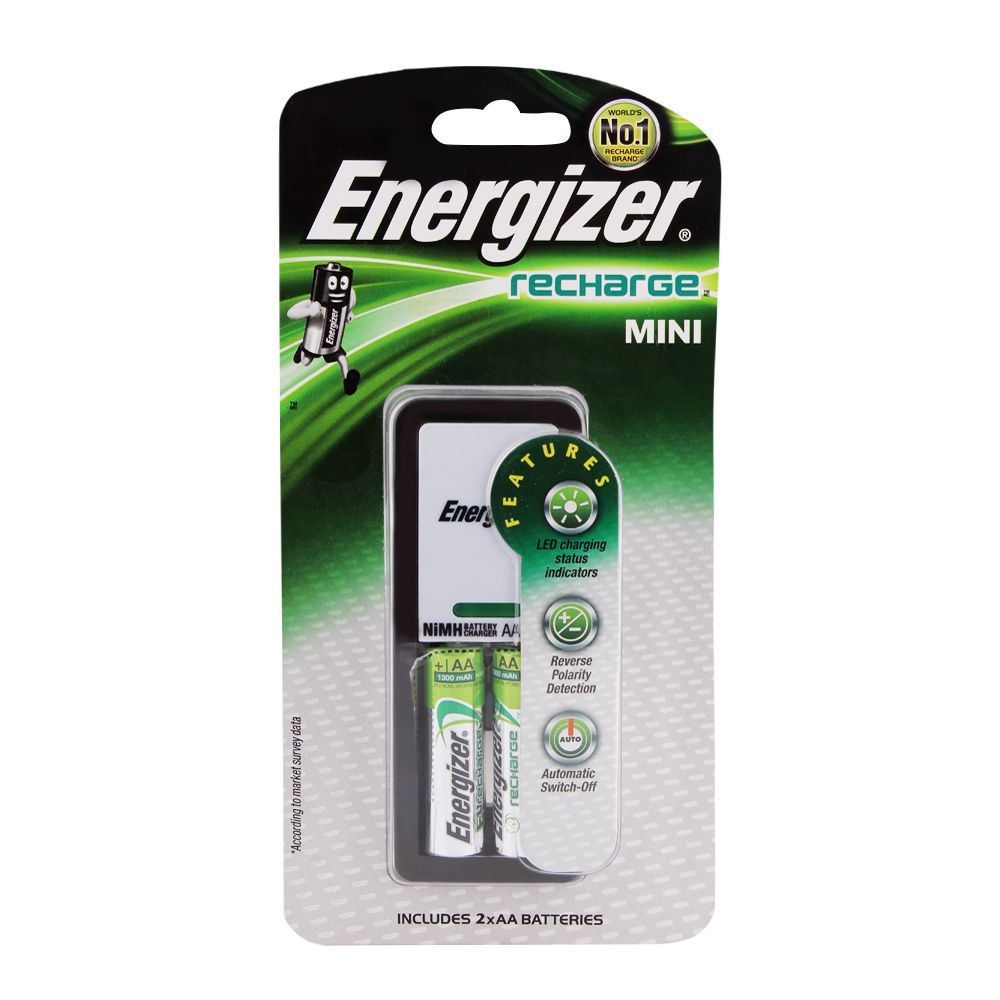 Energizer Mini Charger 2000 2xAA Batteries