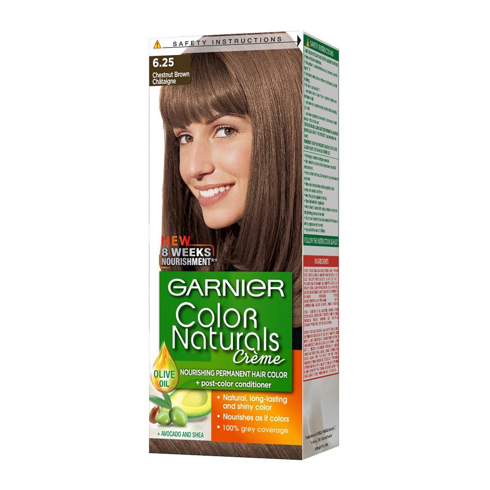 Garnier Color Naturals Creme Hair Colour, 6.25 Chesnut Brown