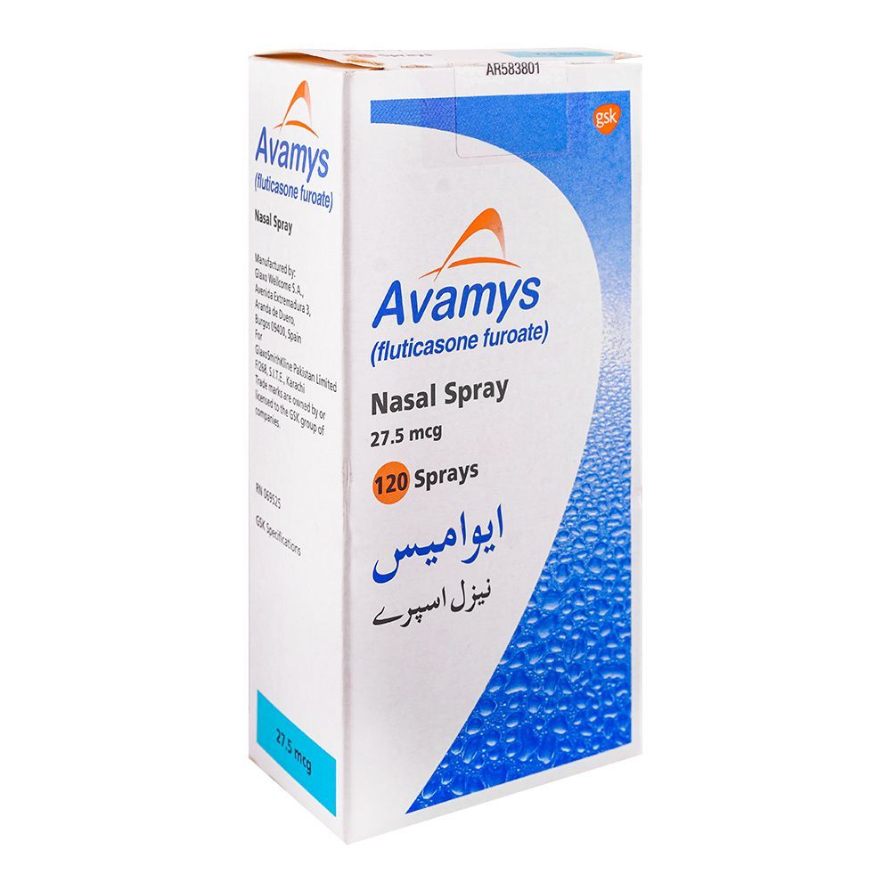 GSK Avamys Nasal Spray, 27.5mcg, 120 Sprays