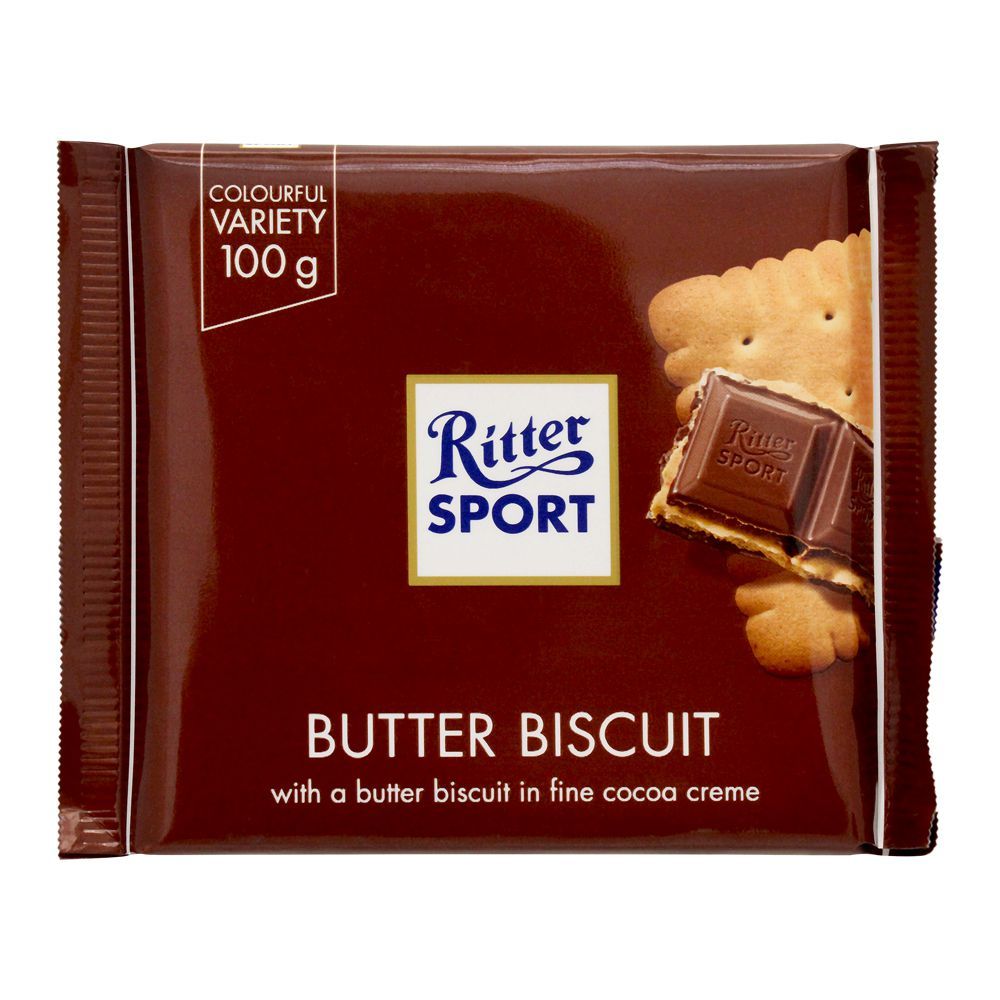 Ritter Sport Butter Biscuit Chocolate, 100g