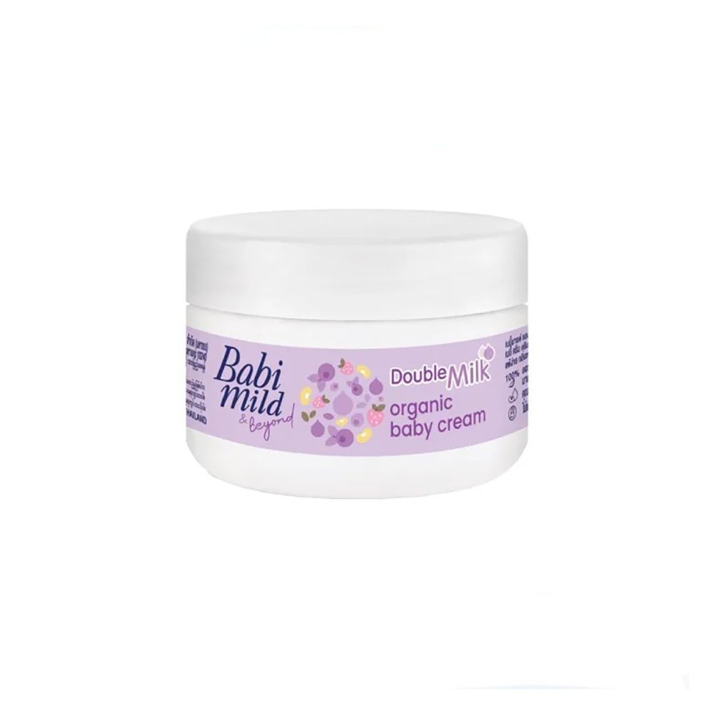 Babi Mild Double Milk Organic Baby Cream, 50g