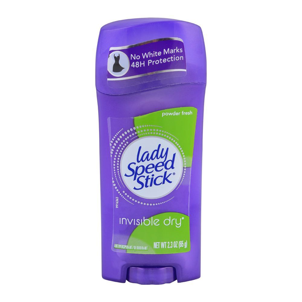 Lady Speed Stick Powder Fresh Invisible Dry Deodorant For Women, 65g