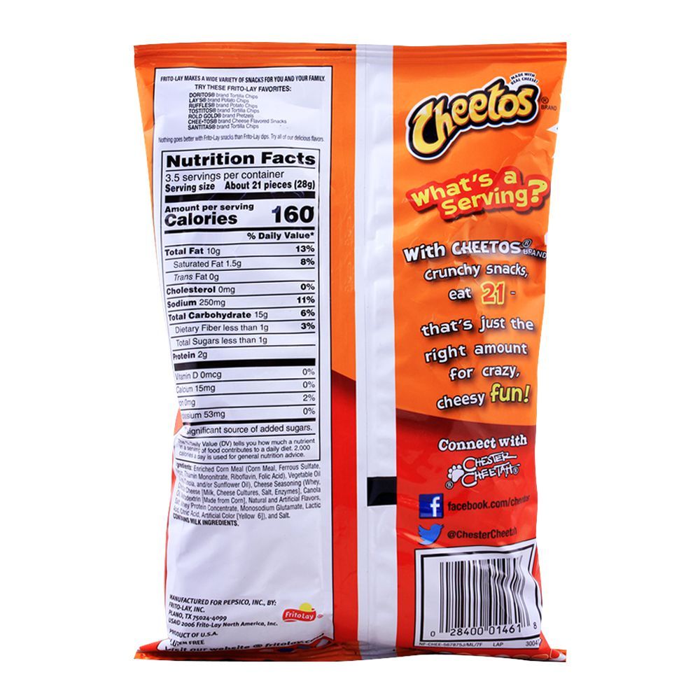 Purchase Cheetos Crunchy (Imported), 99.2g/3.5oz Online at Special ...